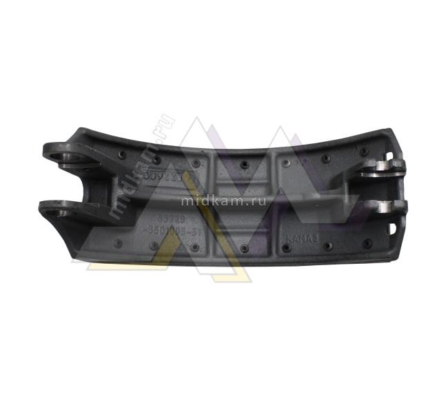 Колодка тормозная в сборе (на 53229) ЛИТАЯ / ОАО КамАЗ Колодка тормозная в сборе (на 53229) ЛИТАЯ / ОАО КамАЗ